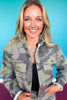 SSYS Signature Camo Denim Cropped Shacket