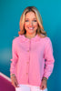 SSYS Maeve Ruffle Collar Cardigan In Pink
