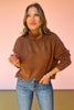 Brown Turtleneck Long Sleeve Sweater *FINAL SALE*