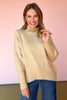 Taupe Turtleneck Long Sleeve Sweater *FINAL SALE*