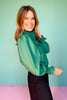 SSYS Dahlia Long Sleeve Top In Green