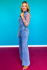 SSYS Zuri Denim Cap Sleeve Jumpsuit