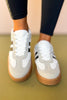 White Double Stripe Sneakers