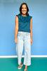 SSYS Sleeveless Solid Pippa Top In Teal