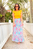 SSYS Daisy One Tier Maxi Skirt In Tropic Kaleido
