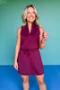SSYS Peyton Scuba Skort In Mulberry
