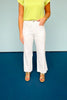 Mica White Super High Rise Patch Pocket Wide Leg Jeans