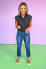 Vervet High Rise Raw Step Hem Kick Flare Jeans