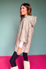 Olive Puffer Cape Poncho