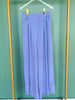 Blue Front Dart Detail Wide Leg Pants *FINAL SALE*