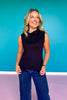 SSYS Farrah Sleeveless Bandana Top In Black