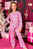 SSYS Kids Millie Long Sleeve Pink Nutcracker Pajamas Set