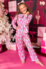 SSYS Kids Millie Long Sleeve Pink Nutcracker Pajamas Set