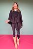 Black Asymmetrical Poncho Wrap