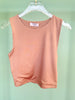 Taupe Reversible Knit Tank Top *FINAL SALE*