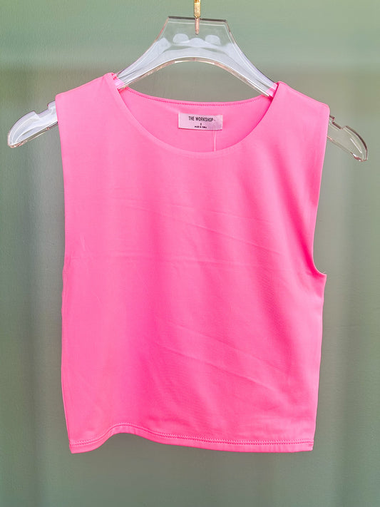 Pink Reversible Knit Tank Top *FINAL SALE*