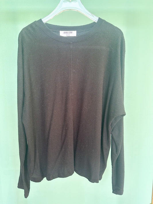 Black Seam Front Long Sleeve Top *FINAL SALE*