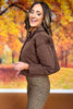 SSYS Charlotte Quilted Jacket In Chocolate