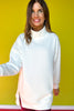 SSYS Gigi Air Mock Neck Pullover In Ivory *FINAL SALE*