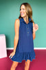 SSYS Sleeveless Phoebe Dress in Navy