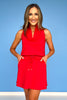 SSYS Peyton Scuba Skort In Red
