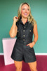 SSYS Tilly Sparkle Tweed Short Set In Black