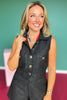 SSYS Tilly Sparkle Tweed Short Set In Black