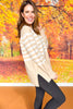 SSYS Lauren Stripe Knit Top In Taupe