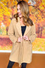 SSYS Chelsea Teddy Bear Jacket In Taupe