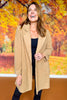 SSYS Chelsea Teddy Bear Jacket In Taupe