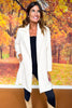 SSYS Chelsea Teddy Bear Jacket In Ivory