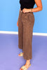 Mahogany High Rise Cropped Wide Leg Jeans *FINAL SALE*