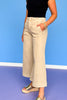 Ash Mocha High Rise Cropped Wide Leg Jeans *FINAL SALE*
