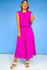 Orchid Sleeveless Balloon Hem Top