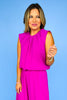 Orchid Sleeveless Balloon Hem Top