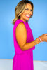 Orchid Sleeveless Balloon Hem Top