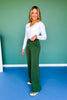 SSYS Scuba Wide Leg Pants In Hunter