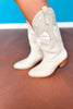 Off White Hearts Western Boots