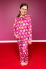 SSYS Kids Millie Long Sleeve Hearts Pajamas Set