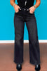 Vervet High Rise Stud Detail Wide Leg Jeans *FINAL SALE*
