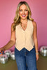 Taupe V Neck Button Down Vest, must have top, must have style, fall style, fall fashion, elevated style, elevated style, mom style, shop style your senses by mallory fitzsimmons, ssys by mallory fitzsimmons