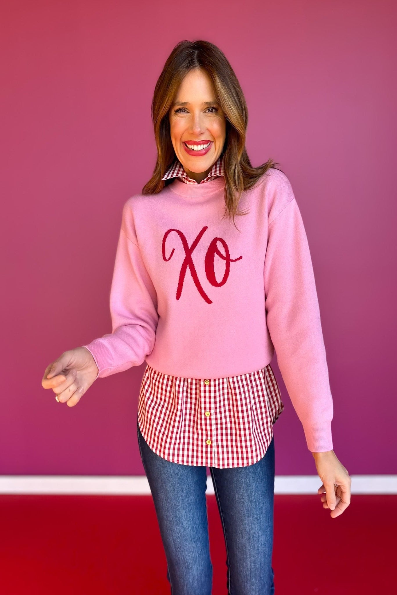 SSYS XO Pink Sweater