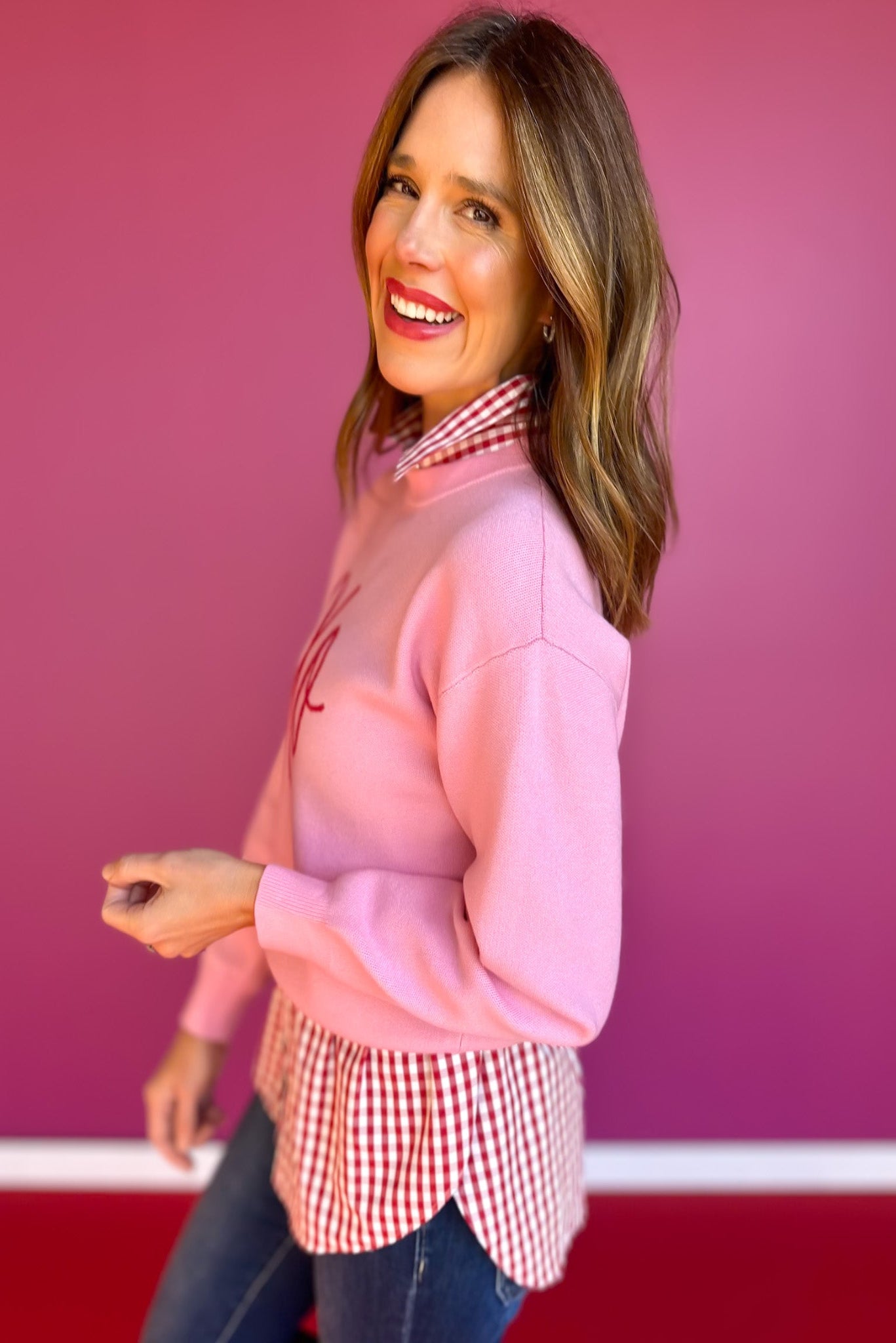 SSYS XO Pink Sweater