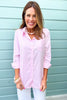 SSYS Collins Preppy Stripe Top In Pink