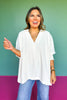 Beige Collared Smocked Sleeve Band Top *FINAL SALE*