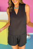SSYS Molly Sleeveless Frill Neck Top In Black, easy to wear, work to weekend, new arrivals, summer ready, ssys by mallory fitzsimmons