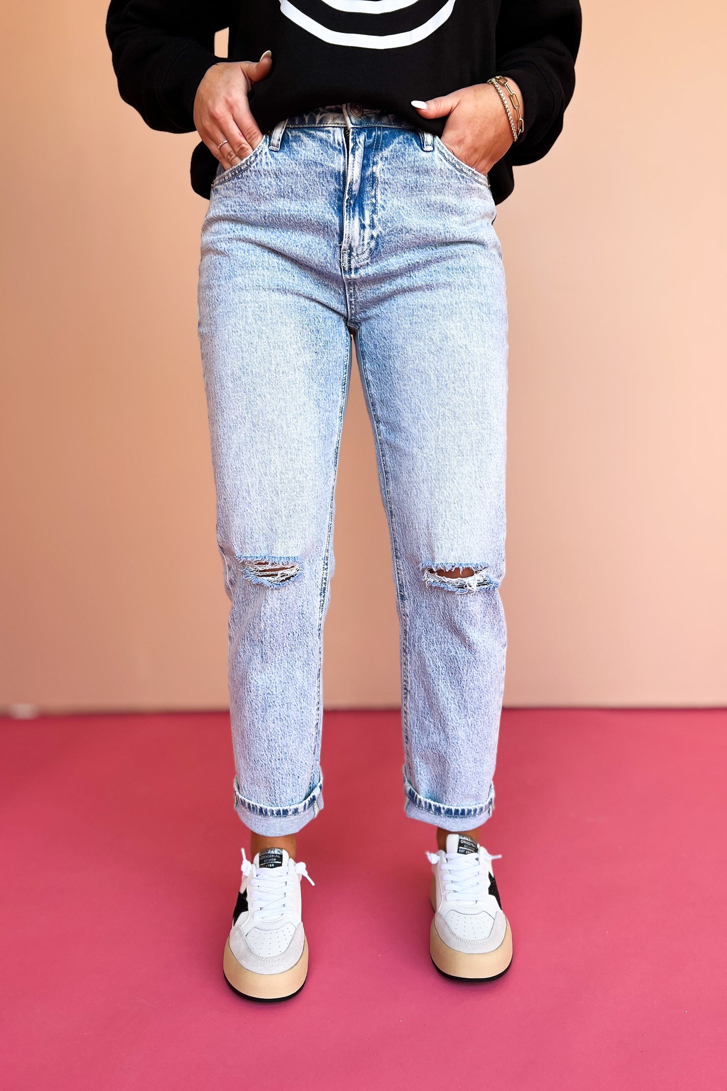 Mica High Rise Straight Leg Jeans