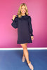 SSYS Pippa Long Sleeve Dress In Navy