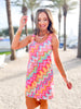 SSYS Lulu Multicolor Wavy Shift Dress