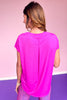 SSYS Signature Short Sleeve Active Top In Deep Orchid